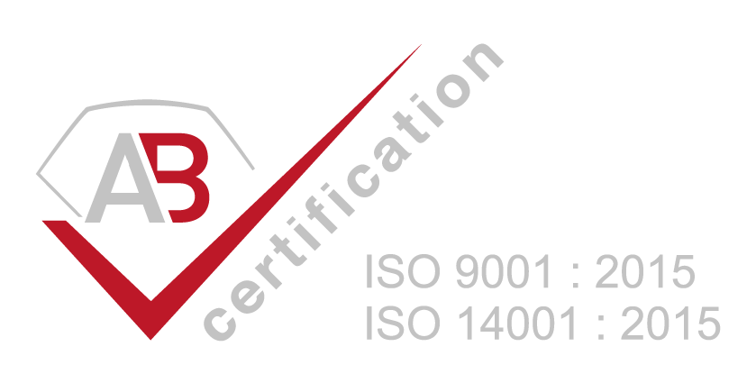AB CERTIFICATION ISO 9001:2015 E ISO 14001:2015